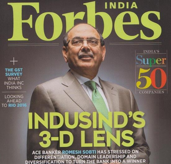 Romesh Sobti Forbes Super 50 Companies in India
