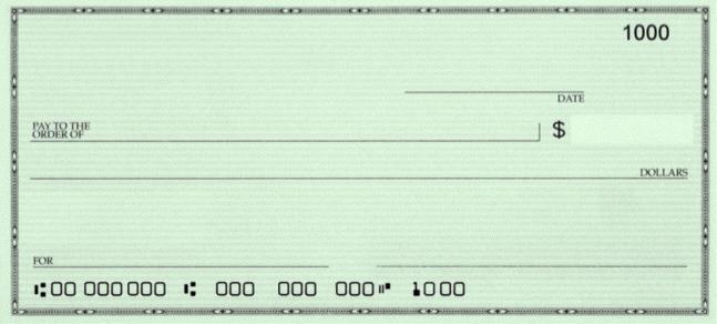 Writing Checks Part of your work as the Treasurer will be to write checks to pay the outstanding bills. Every time you write a check for the club, you must also record it in the check register.