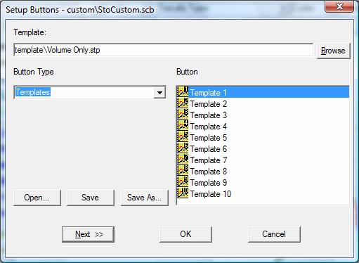 Setting Templates Customizing ShareChart 9.4 SETTING CUSTOMIZED TEMPLATES Templates can be used to customize ShareChart for your own individual preferences.