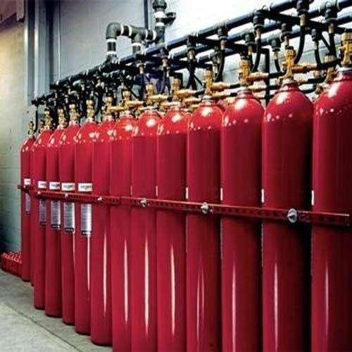 4. GAS SUPPRESSION SYSTEM Application/How does it work:- Fire Protection Gas Suppression System or simply called as Automatic Fire Suppression System (or Gas Suppression System), is relatively a new