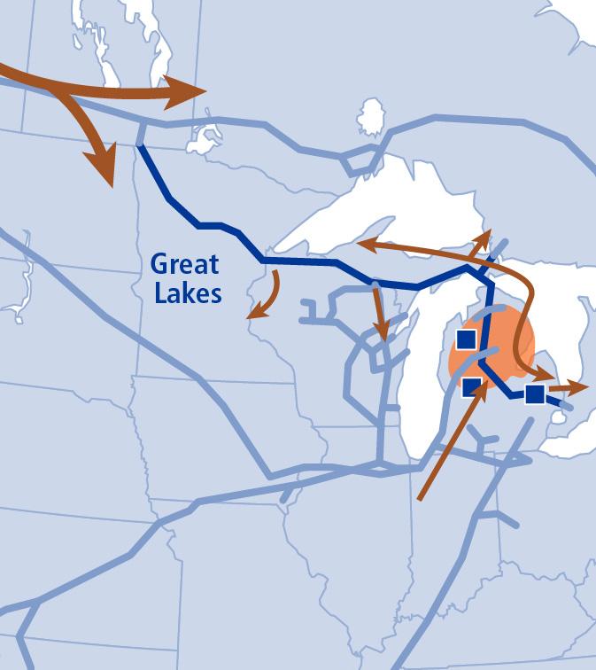 Mid-West: Great Lakes (46.
