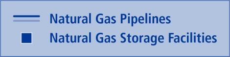 Owns significant capacity in strategic natural gas storage facilities in Michigan Wholly owned by TransCanada Transports natural gas from Texas and Oklahoma on its southwest leg to the