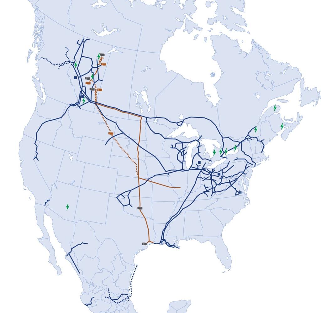 Strong GP in TransCanada (TSX, NYSE:TRP) One of North America s Largest Natural Gas Pipeline Networks 56,900 miles of