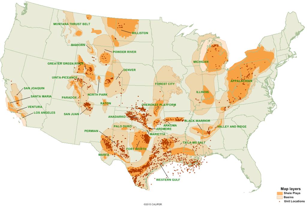 Growth Play Focused Archrock s geographic diversity provides stability and growth opportunities across the U.S.