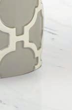 gray ceramic vase with