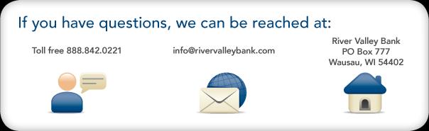 Who To Call at River Valley Bank