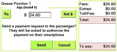 This is provided with the App button that is only displayed when the booking has a registered credit card associated.