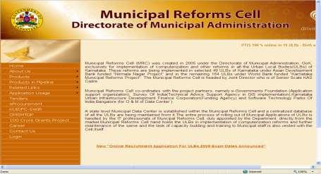Various Reforms Initiatives (through