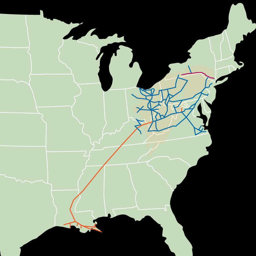 Columbia Pipeline Group Serving Attractive Northeast, Midwest, Mid- Atlantic and Gulf Coast Markets Significant Scale, Unparalleled Strategic Footprint Columbia Gas Transmission (TCO) Columbia Gulf