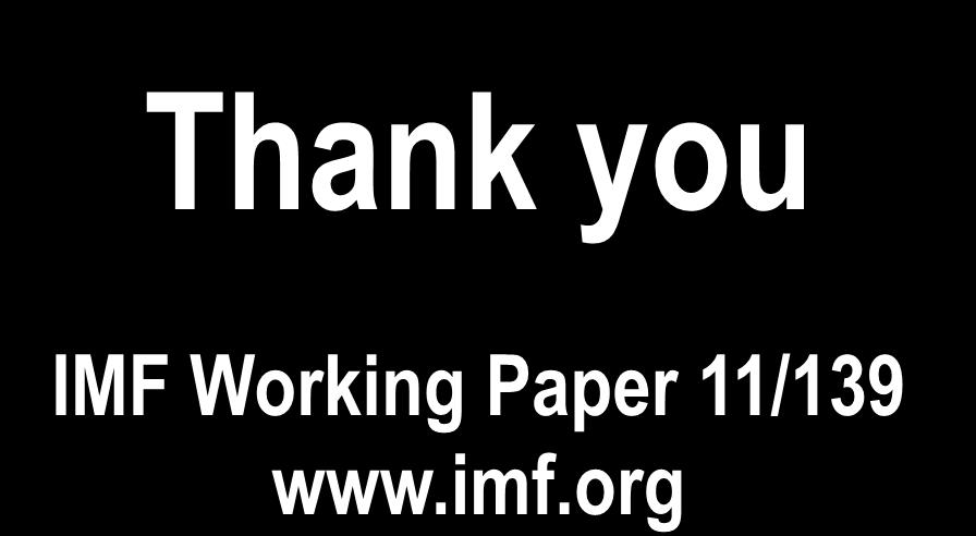 Thank you IMF Working