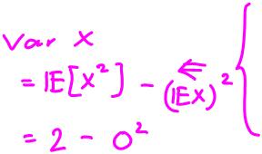 constants a, b, we have E [ax + b] = aex + b.