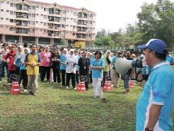 to witness the Cleaning of Sungai Kajang Service Reservoir and the distribution