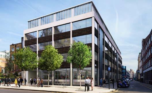 C Space, London EC1 Contemporary re-invention of a former carpet factory with 62,000 square feet of workspace Planning permission granted February 2014 nine months after purchase Started on site May