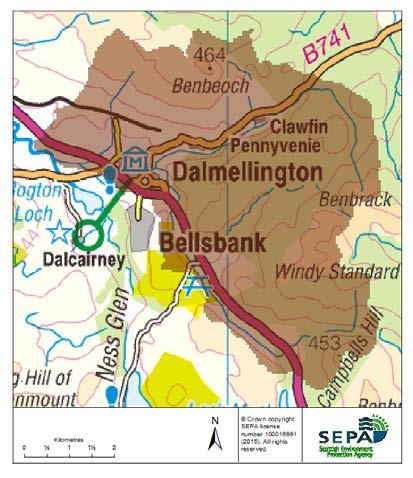 Dalmellington (Candidate Potentially Vulnerable Area 12/19c) Local Plan District Local authorities Main catchment Ayrshire East Ayrshire Council Muck Water Background This candidate Potentially