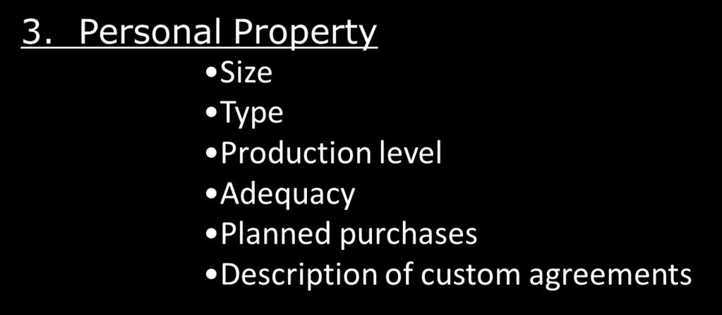 Element 1 - Business Description 3.