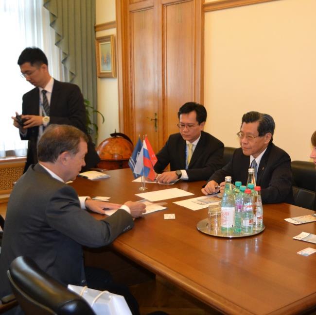Vladimir Katenev, president of SPb CCI to Taipei 2016: visit of Mr.