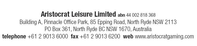 26 November 2013 Company Announcements Office Australian Securities Exchange Limited Exchange Centre 20 Bridge Street Sydney NSW 2000