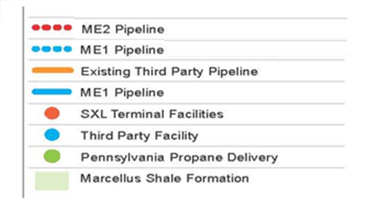 NGL& REFINED PROJECTS SEGMENT: MARINER EAST SYSTEM A comprehensive Marcellus Shale solution Will transport Natural Gas Liquids from OH / Western PA to the Marcus Hook Industrial Complex on the East