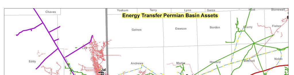MIDSTREAM SEGMENT: PERMIAN BASIN INFRASTRUCTURE BUILDOUT Continued producer demand and strong growth outlook in the Permian
