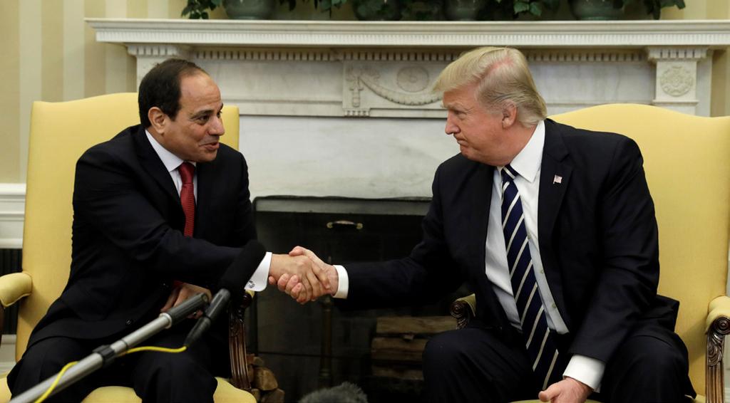 EL-SISI IN WASHINGTON President Abdel Fattah El-Sisi started on the 1 st of April an official visit to the