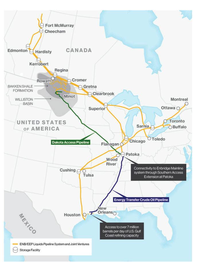 Equity Participation in Bakken Pipeline System Announced agreement to participate in the Dakota Access Pipeline (DAPL) and the Energy Transfer Crude Oil Pipeline (ETCOP) projects, collectively