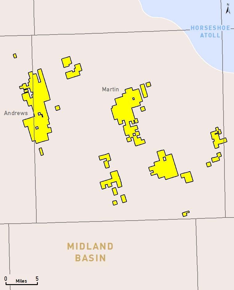 Midland Basin Profile (1) Net acres (2) 50,800 Gross operated producing wells (Vertical/Horizontal)