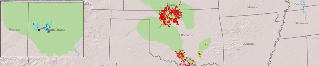 Attractive Positions in Active Basins Bakken SCOOP Mississippi Lime Woodford Pro Forma Asset Highlights 39 natural gas processing plants (~6.