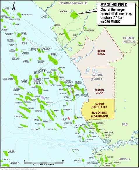 ONSHORE ANGOLA: CABINDA SOUTH BLOCK - ROC 60% & OPERATOR 1998: First attempt to acquire equity 2001: First equity (45%) acquired. 2002: Civil war ended. 2003: More equity (15%) acquired.