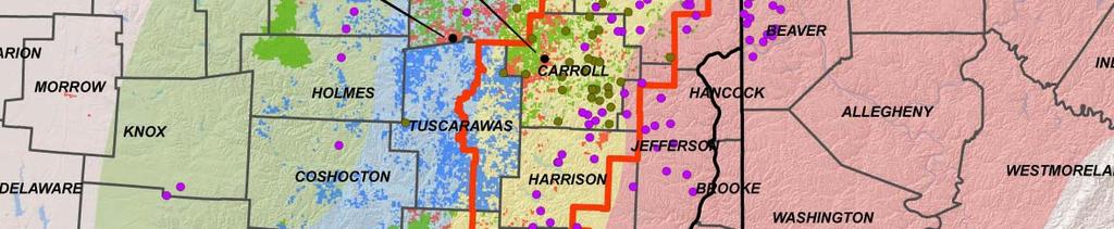 part of Utica Shale working interest position