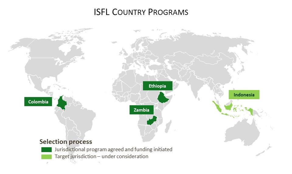 Program-level Upon its inception, the Contributors and the Bank, identified 28 countries to consider as ISFL program countries.
