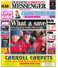 Gravesend & Dartford Messenger (Series) and Messenger Extra Gravesend Messenger &
