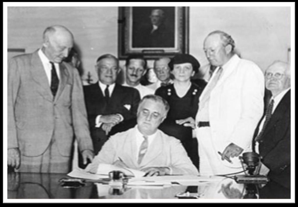 History of Social Security Program On August 14, 1935, President