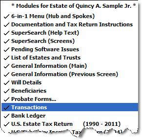 Accessing Transactions 6-in-1 Button It is recommended that you use the large gray 6-in-1 button found in the upper right corner of most data entry screens to navigate to various parts of the
