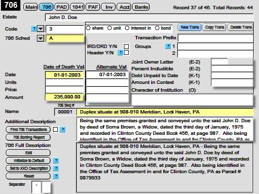 2.05.08 Form-Specific Data There are three (3) places where form-specific data may be entered: On a tax form In General Information In a transaction The type of form-specific data determines where it