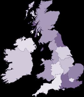 East East of England London North East North West Northern Ireland Scotland South East South West Wales West Yorkshire and East East of England London North East North West Northern Ireland Scotland