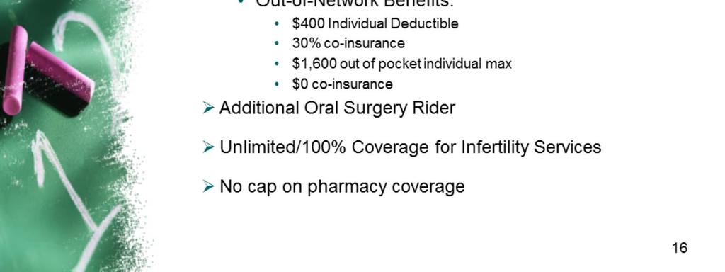 Allowable costs are the cost that Cigna has set and will only pay what they would have paid if the services were used with an In Network physician or facility. The OAP offers: 1.