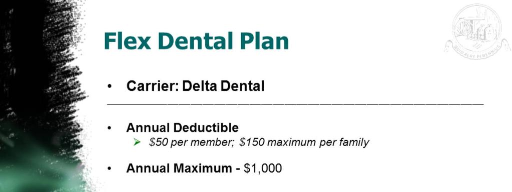 One dental plan