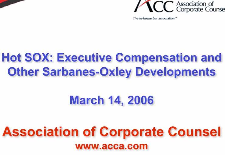 Developments March 14, 2006