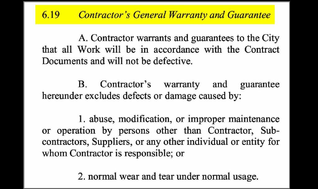 GENERAL CONDITIONS ARTICLE 6-