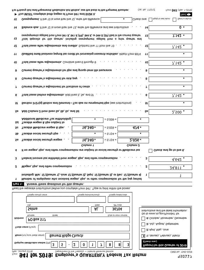 Reporting as an Employer 9 File this form to report social