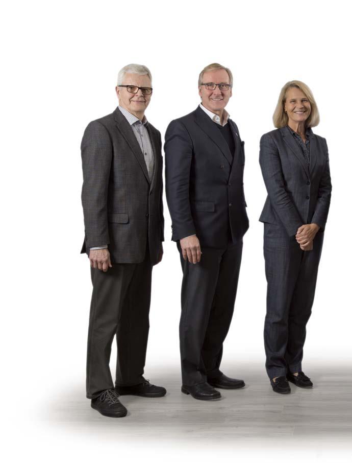 Board of Directors Harri Sjöholm has been Chairman of the Board of Directors of the Company since 1998. He has also acted as a Member of the Management Team of the Company (1998 2017).