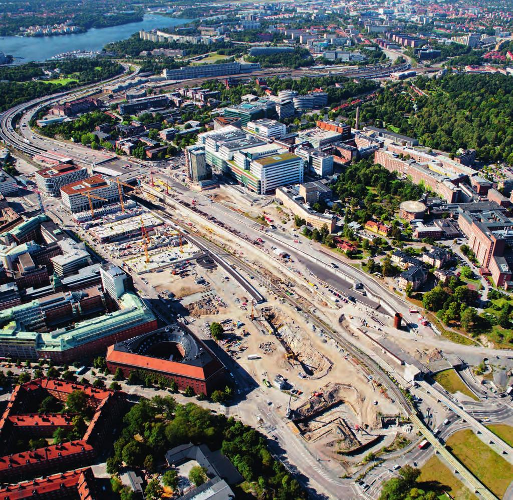SECTION Reducing vibrations in central Stockholm In Stockholm s new district Stockholm Royal Seaport, homes and high-rise buildings made of timber in light constructions are being built directly