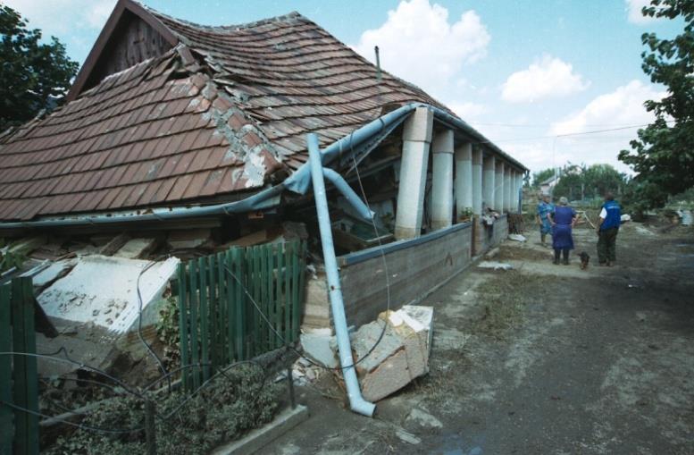 Figure 2: After heavy rainfalls, Borsod-Abaúj-Zemplén County, 2003.