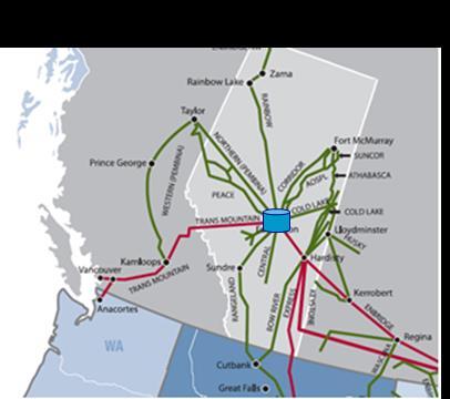 facilities # Asset Connectivity 15 Inbound Crude Pipelines Total pipeline connections vary by