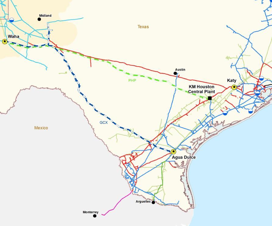 Project Highlight: Gulf Coast Express (GCX) Permian direct-to-gulf Coast project satisfying multiple growth drivers Project Scope Mainline: 447.