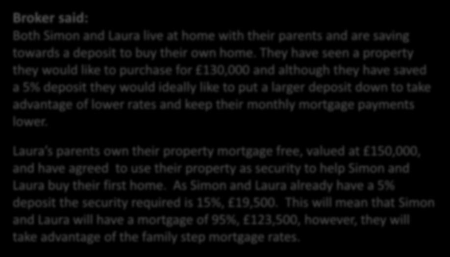 How would you place it?... Meet Laura and Simon Property worth 130,000 Couple live at home with their parents, saving for a deposit.