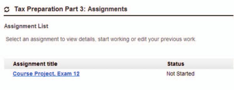Click on the link for your graded project under Assignment title in the center of your screen (Figure 6).