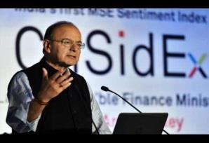 India's first MSE sentiment Index released Union Finance and Corporate Affairs Minister Shri Arun Jaitley released Crisidaks here today, which is the first sentimental index of India