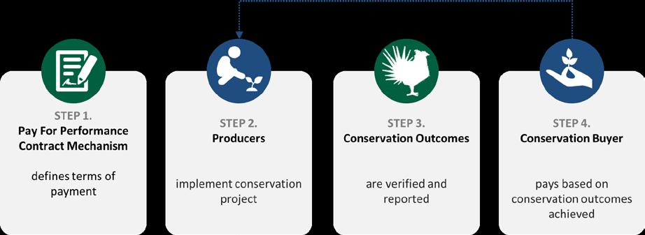 What is Pay for Performance? Pay for performance contract mechanisms link payment to the delivery of verified conservation outcomes.