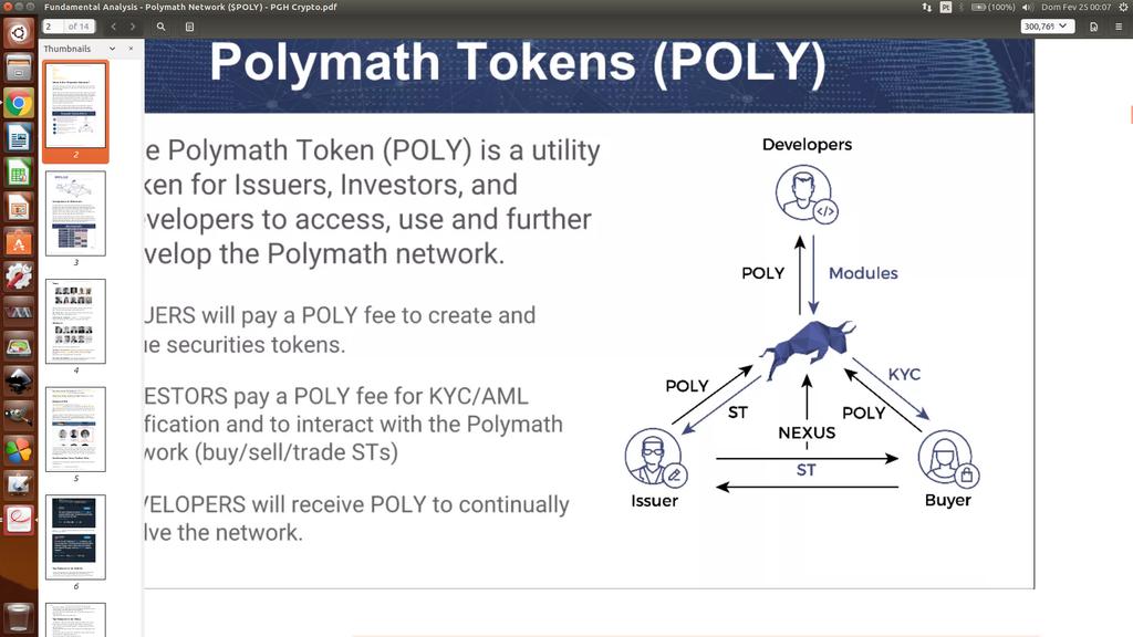 Technology: Polymath uses a blockchain-based system to coordinate and incentivize participants to collaborate and launch financial products on the blockchain.